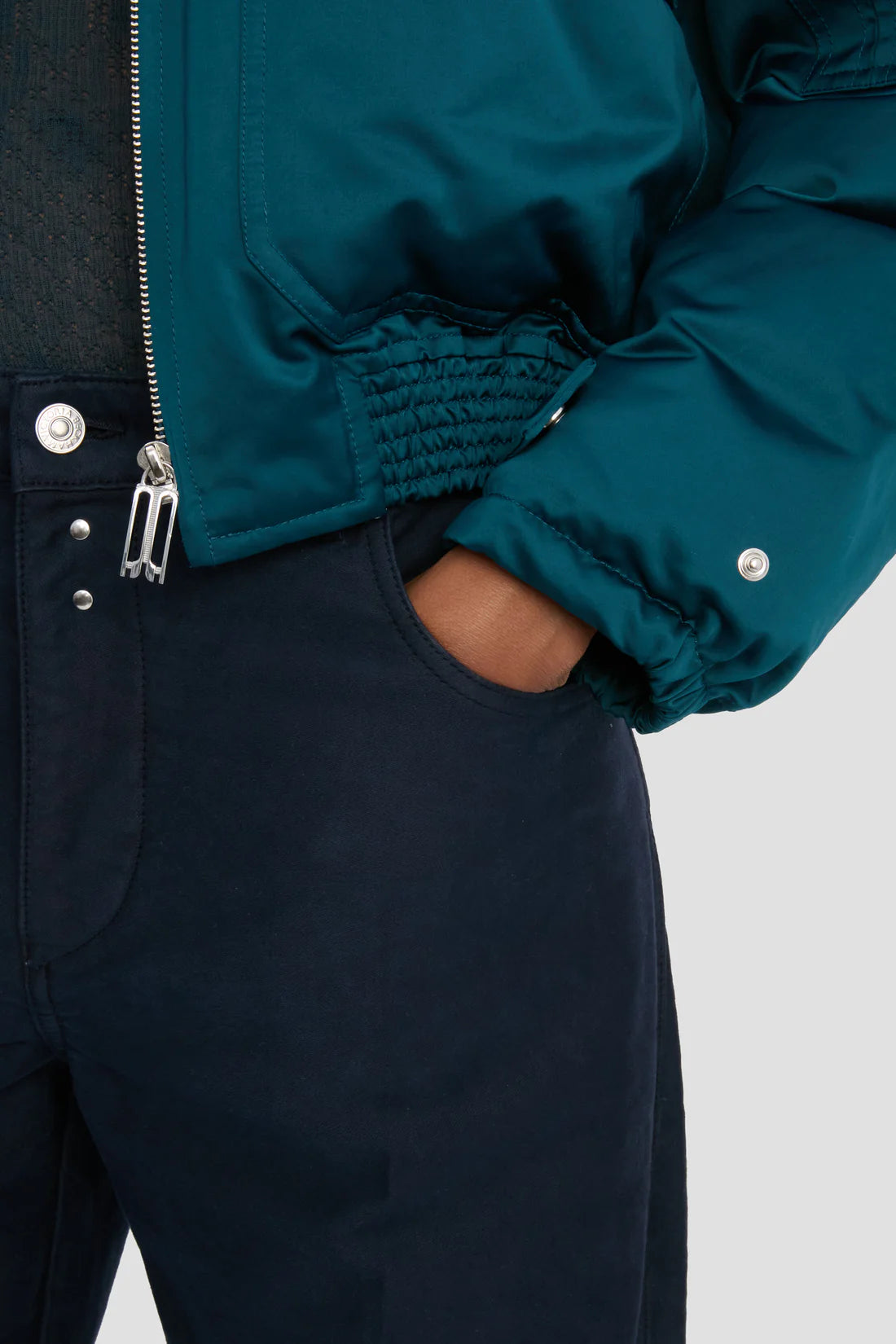 Padded – Gefütterte Bomberjacke mit kurzer Silhouette