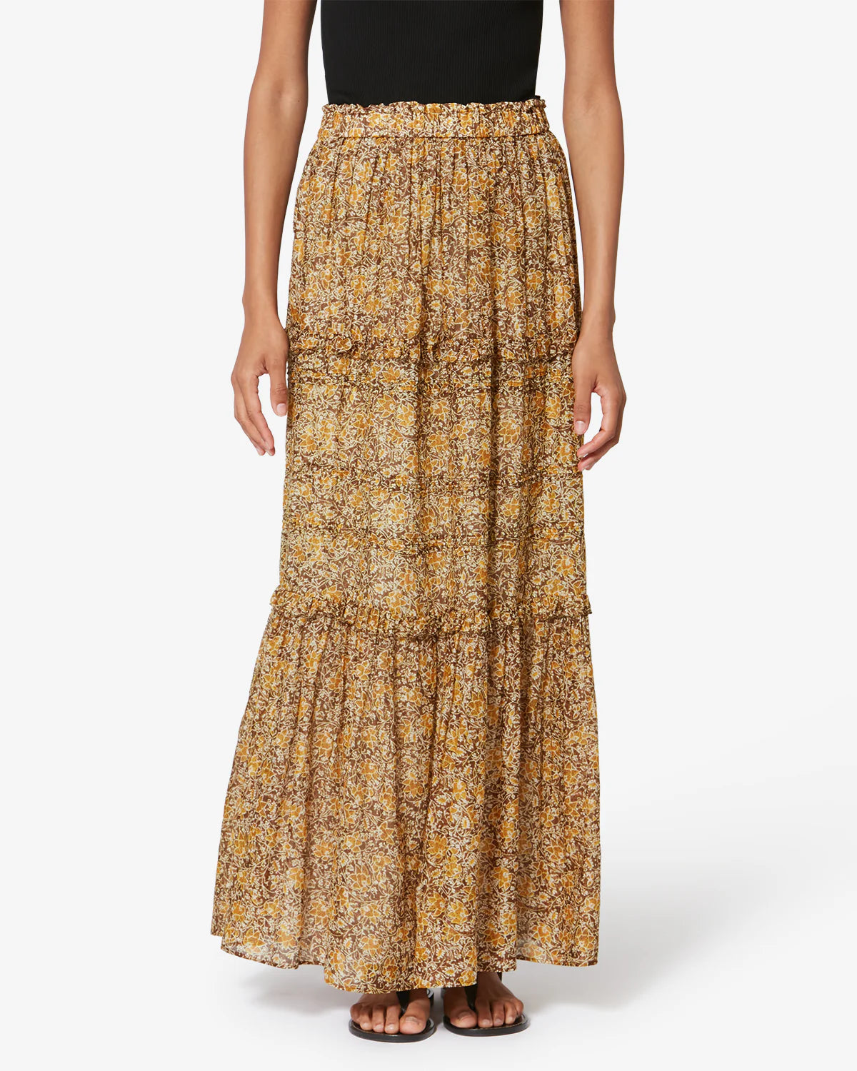 Volomia - Maxirock mit Blumenprint