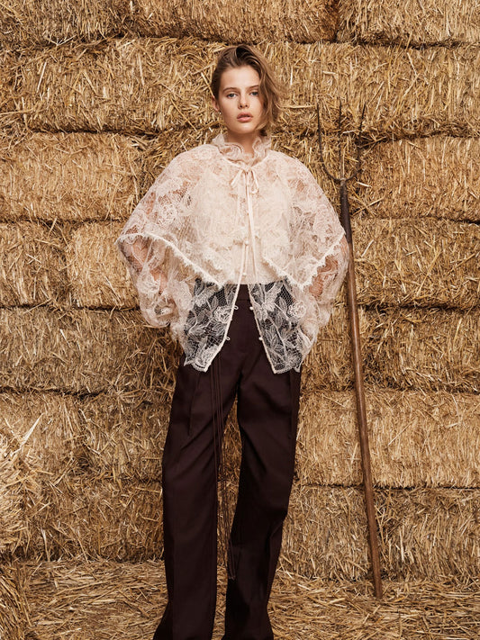 Winifred Lace Blouse – Ivory
