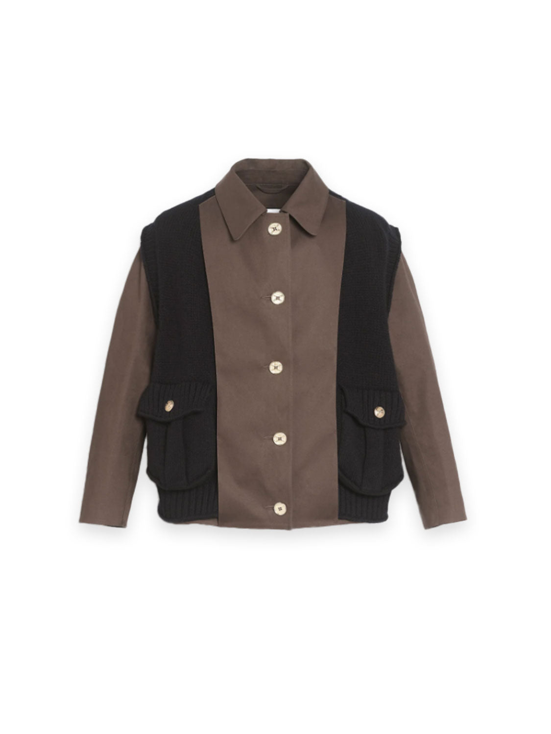 Caban x Mackintosh – Regenmantel mit Cashmereweste