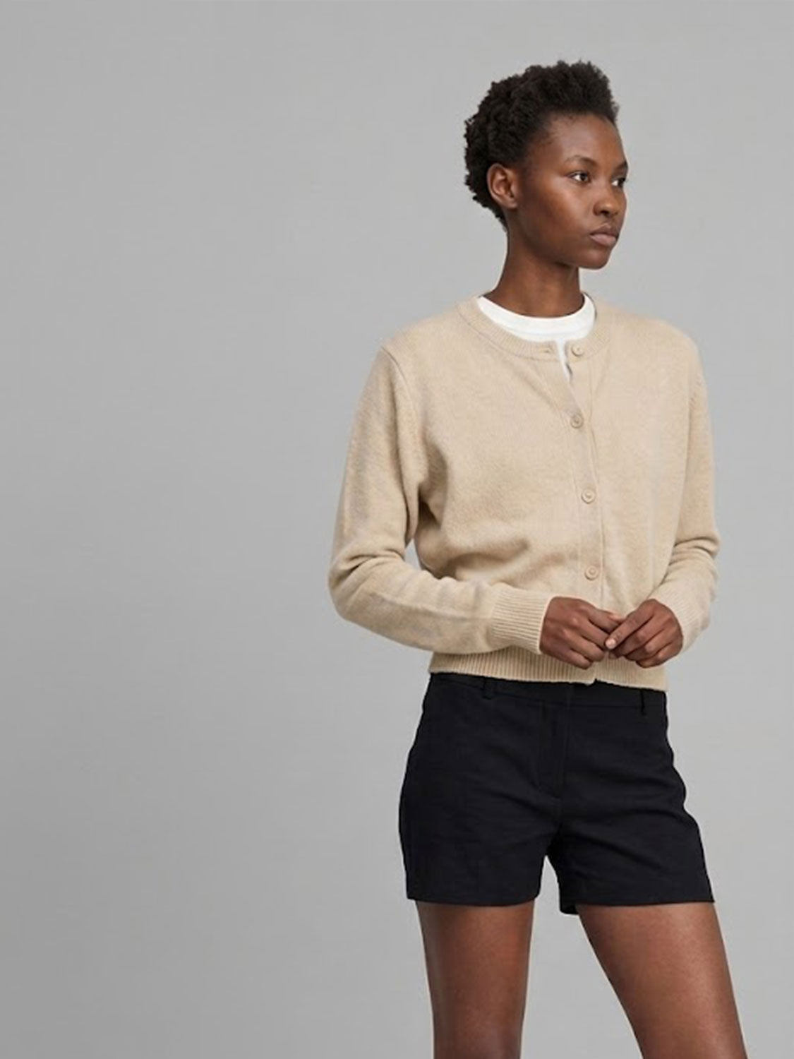 Bummy – Shorts made from a cashmere-cotton blend