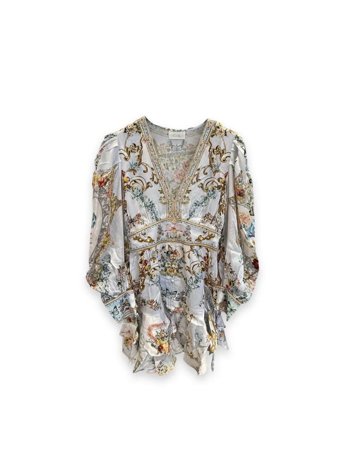 Button Front Dress aus fließendem Leinen Viskose Mix mit femininer Silhouette