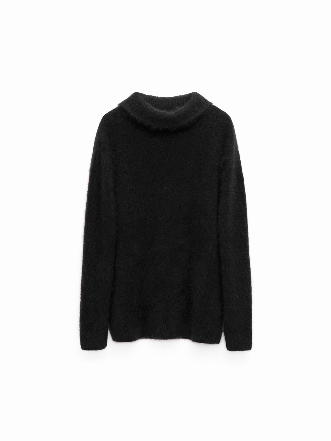 Rollkragenpullover aus Merino und Cashmere