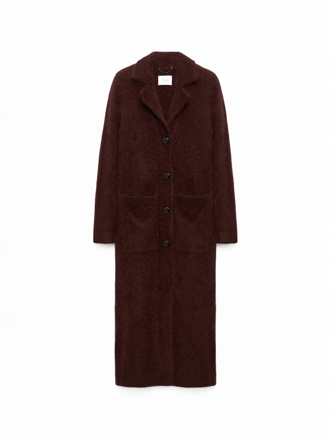 Fluffy Statement – Mantel aus Merino und Cashmere