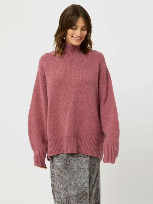 Plena Pullover – Kuschelig weicher Strickpullover mit voluminösem Rollkragen und lässiger Oversize-Silhouette