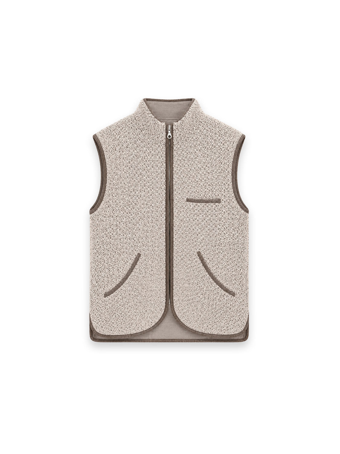Mens Vest Bouclé Weste
