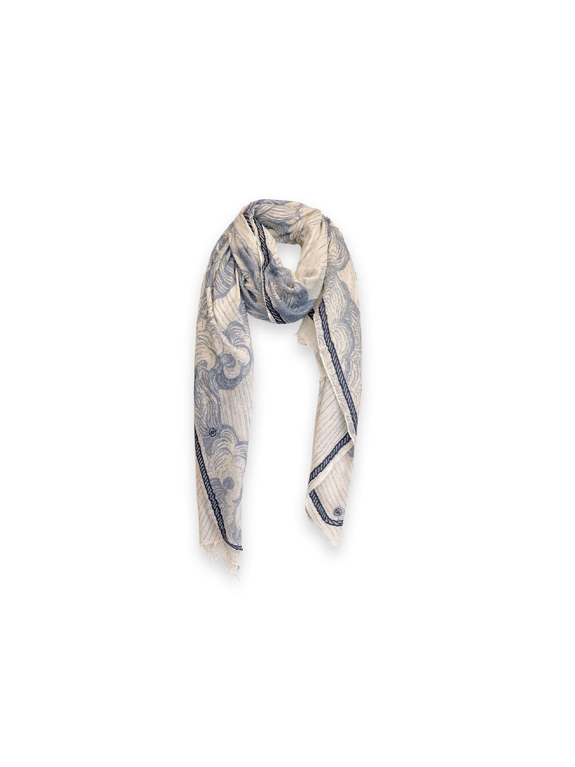 Felted Stole Print Crusoe – mit markantem Printdesign