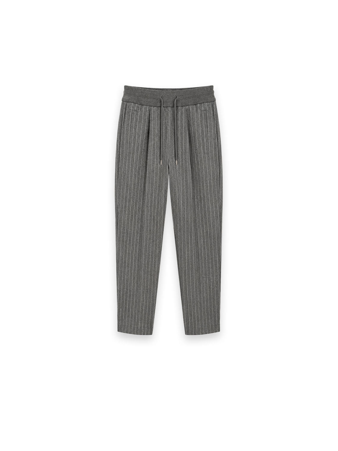 Hose mit Nadelstreifen und Strickbund