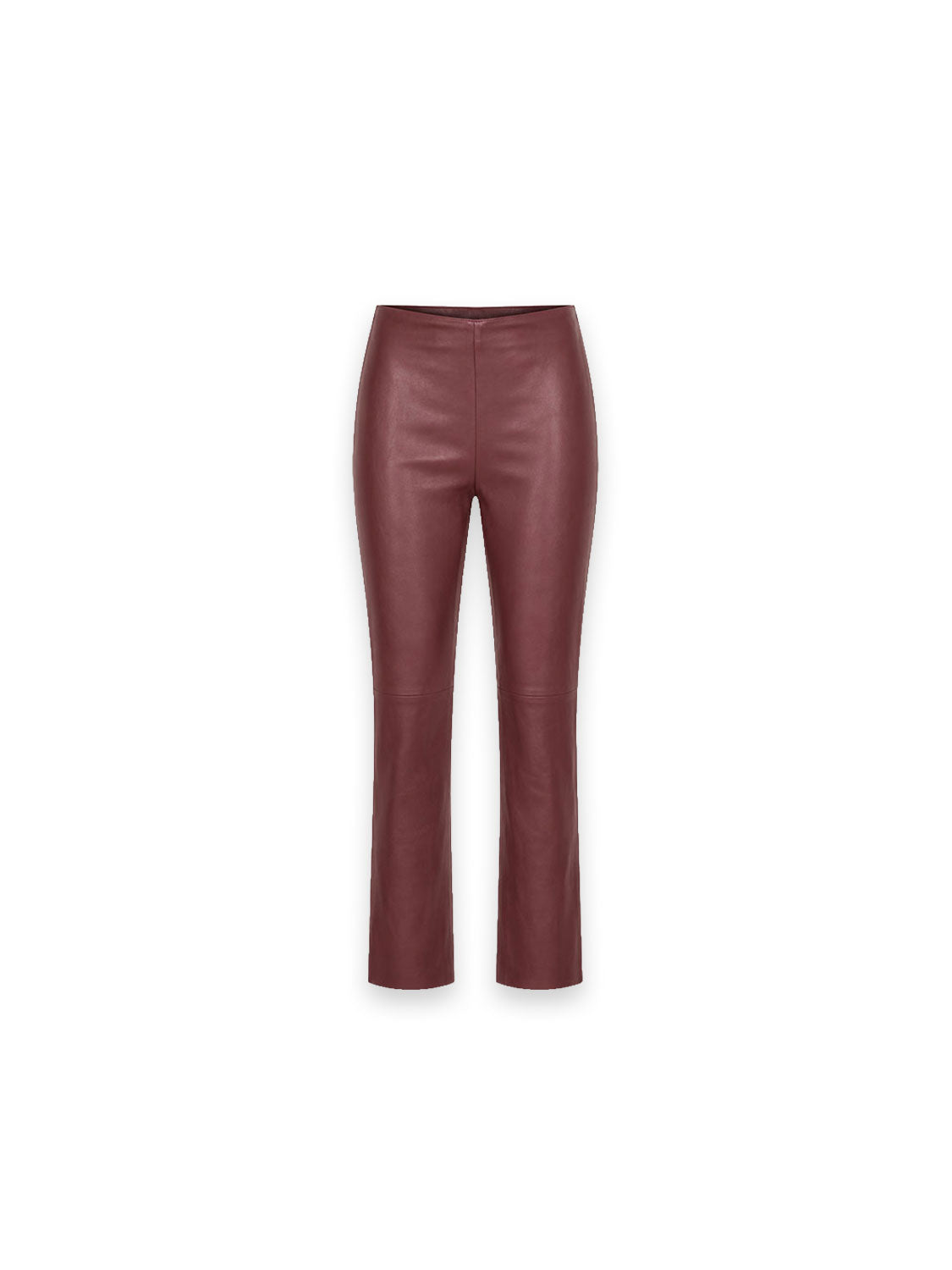 Niki – Lederhose mit geradem Bein