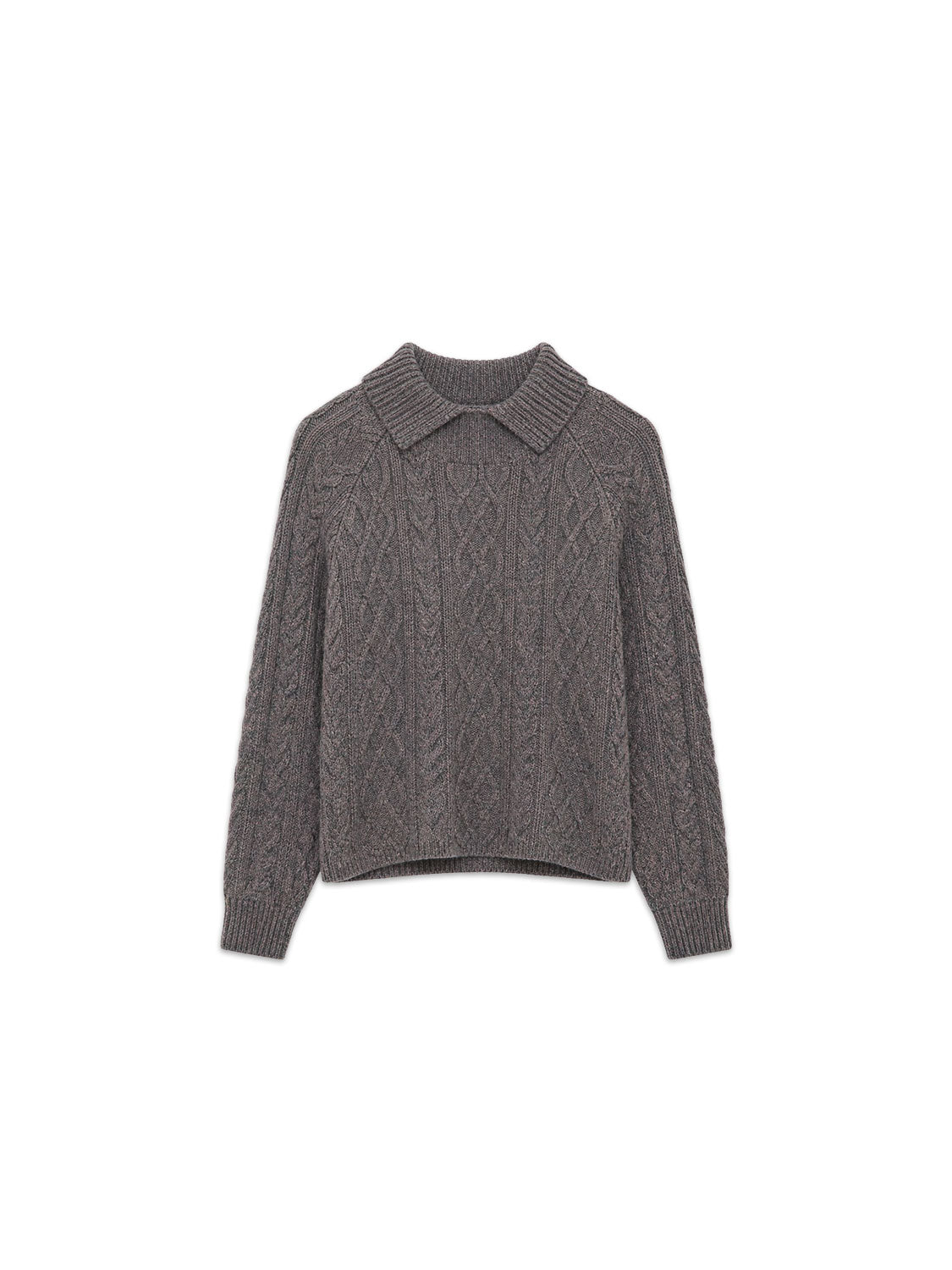 Pullover mit Zopfmuster