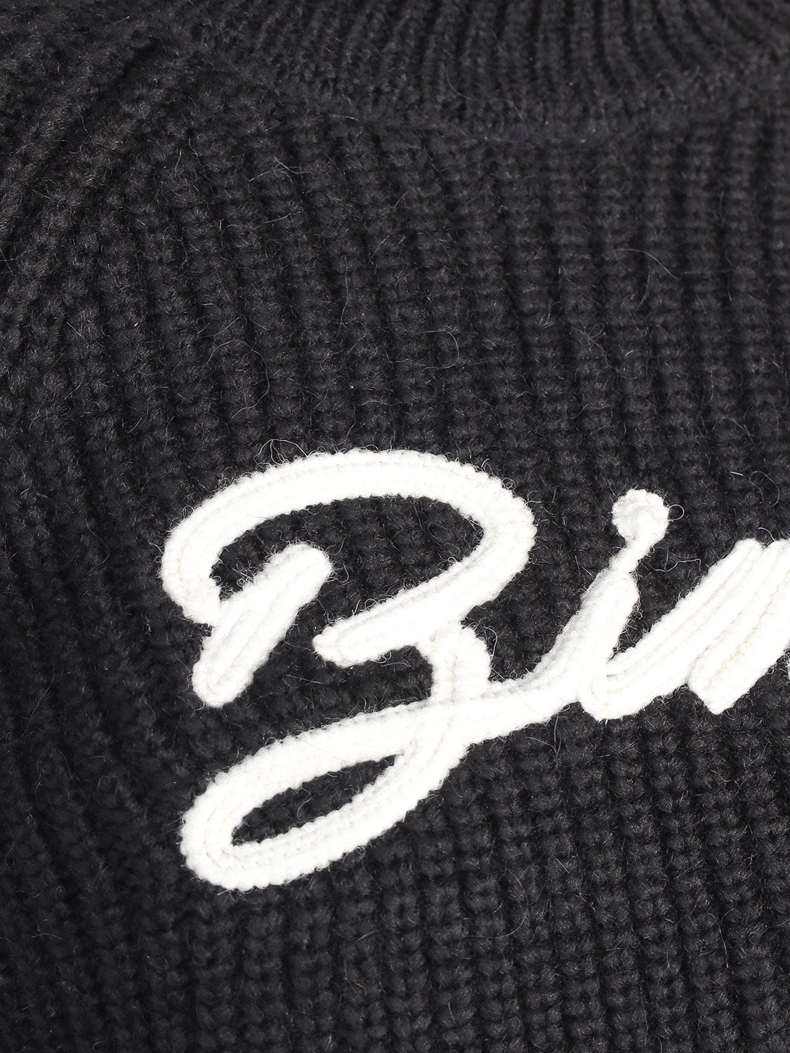 Strickpullover mit Logo