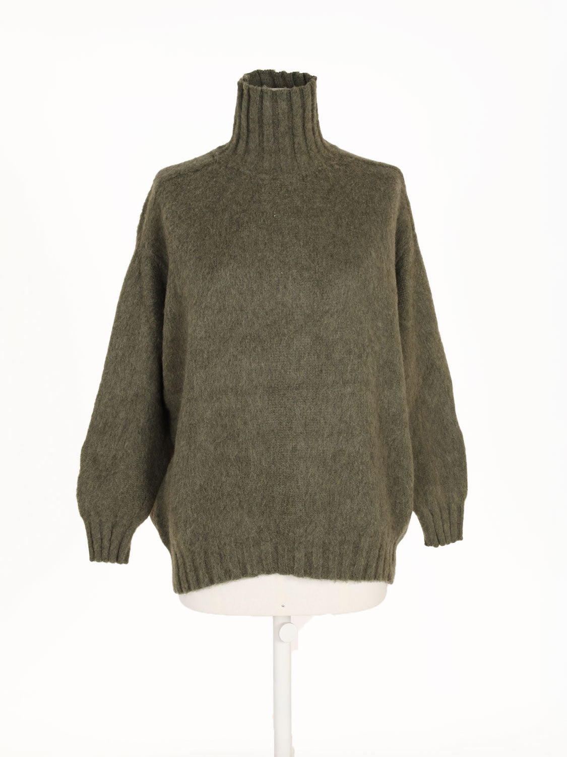 Rollkragenpullover aus Merinowolle