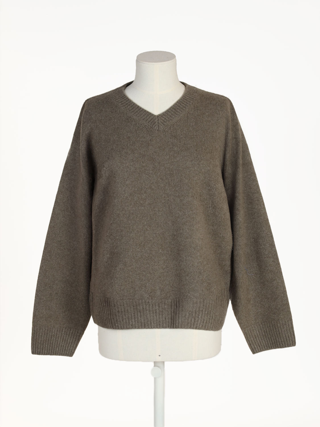 Strickpullover mit V-Ausschnitt