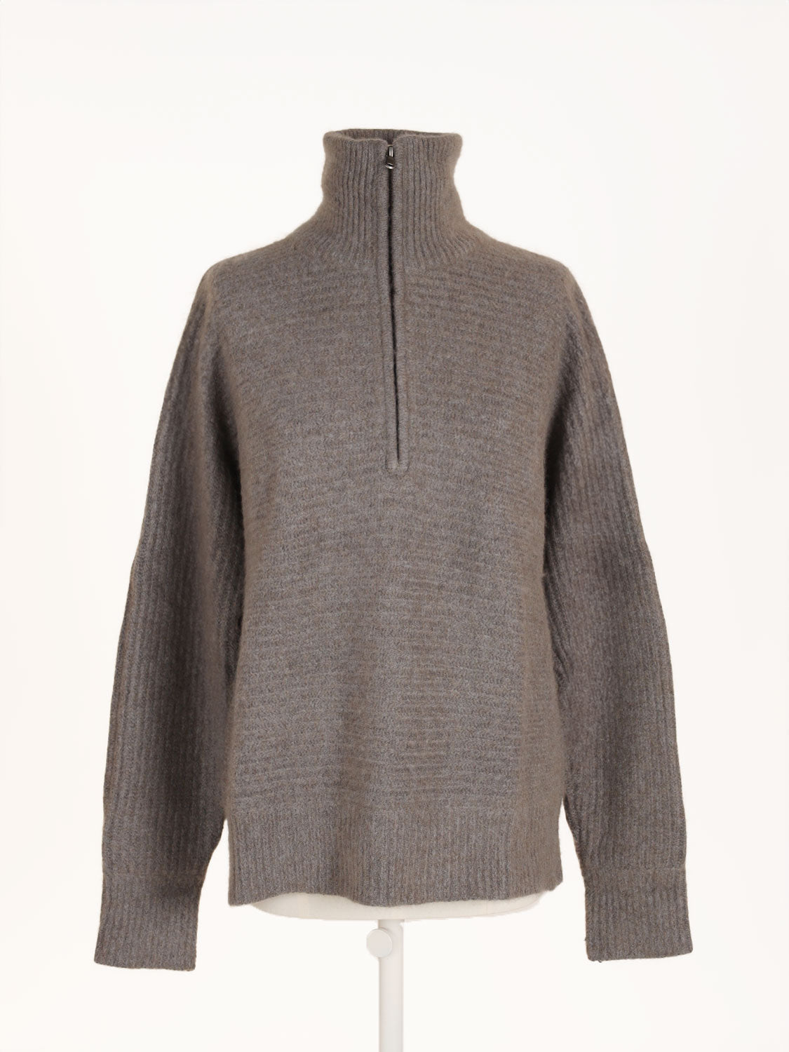Half-Zip Pullover aus Cashmere