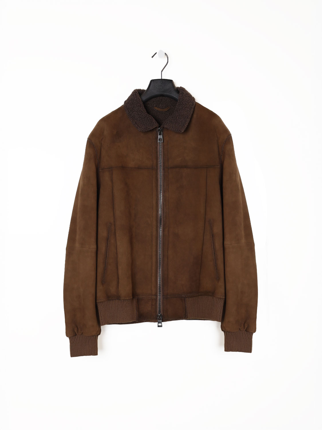 Blousonjacke aus Leder