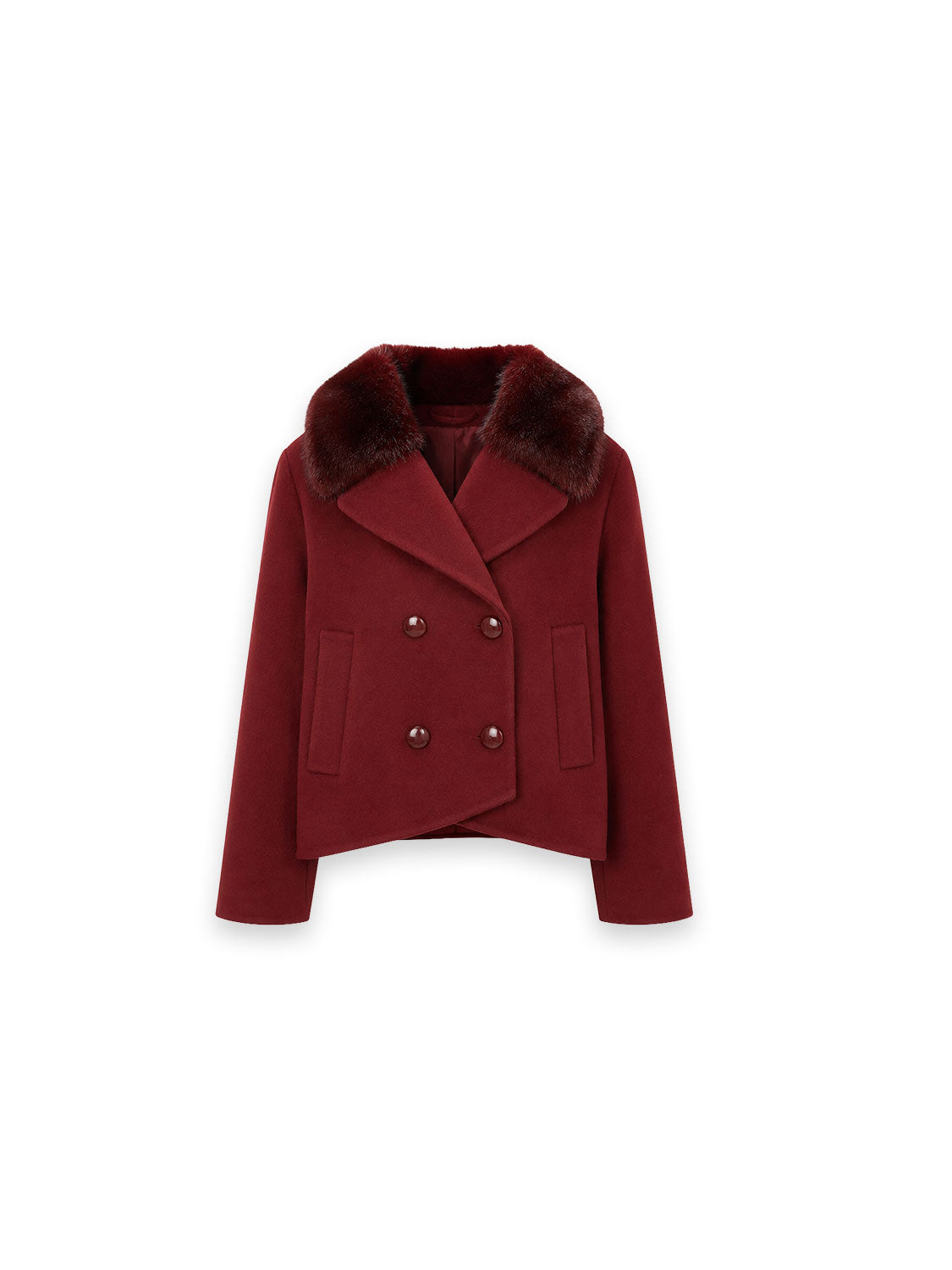 Jacke mit elegantem Kragen