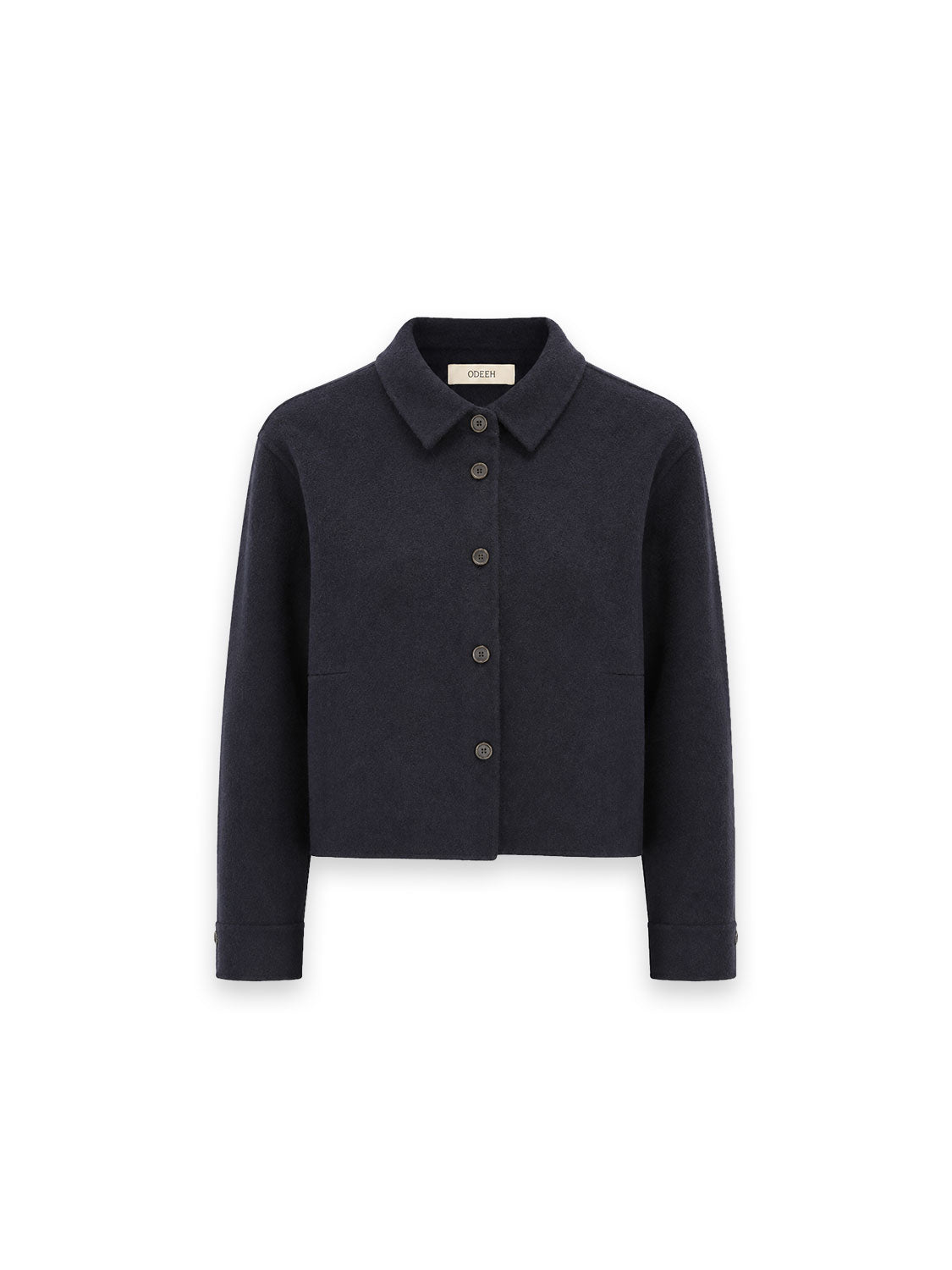 Jacke aus weichem Wollstoff