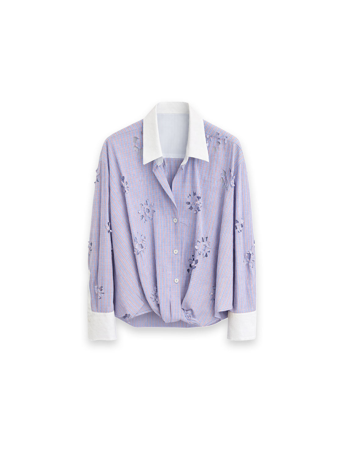 Bluse Strukturstickerei