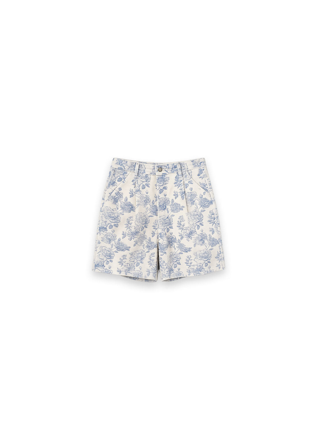 Jesse Shorts – Floraler Baumwoll-Twill