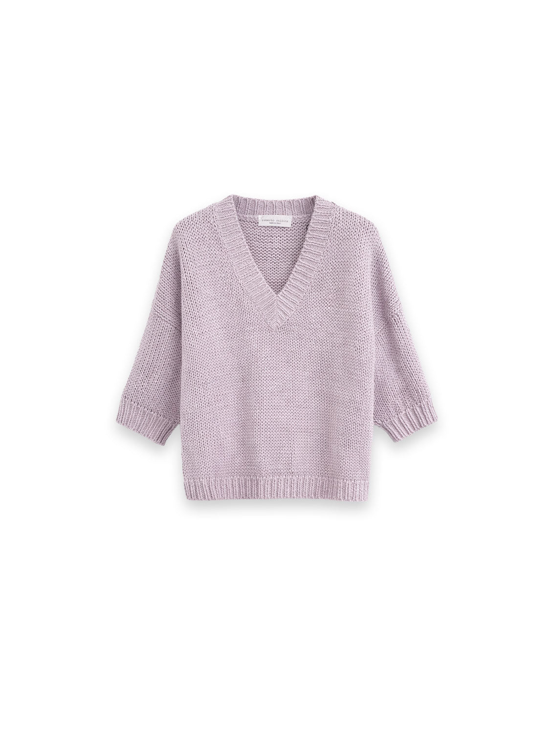 V-Neck Knit Sweater