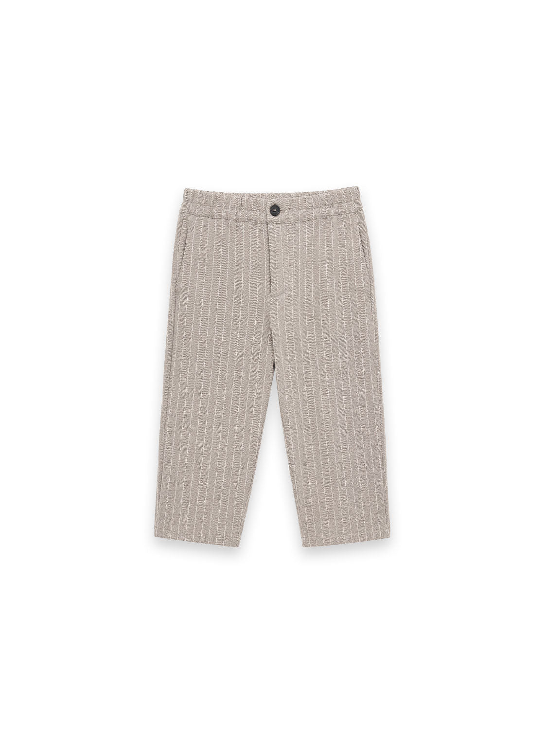 Cliff Hose – Hose mit feinem Streifenmuster und Fischgrätstruktur