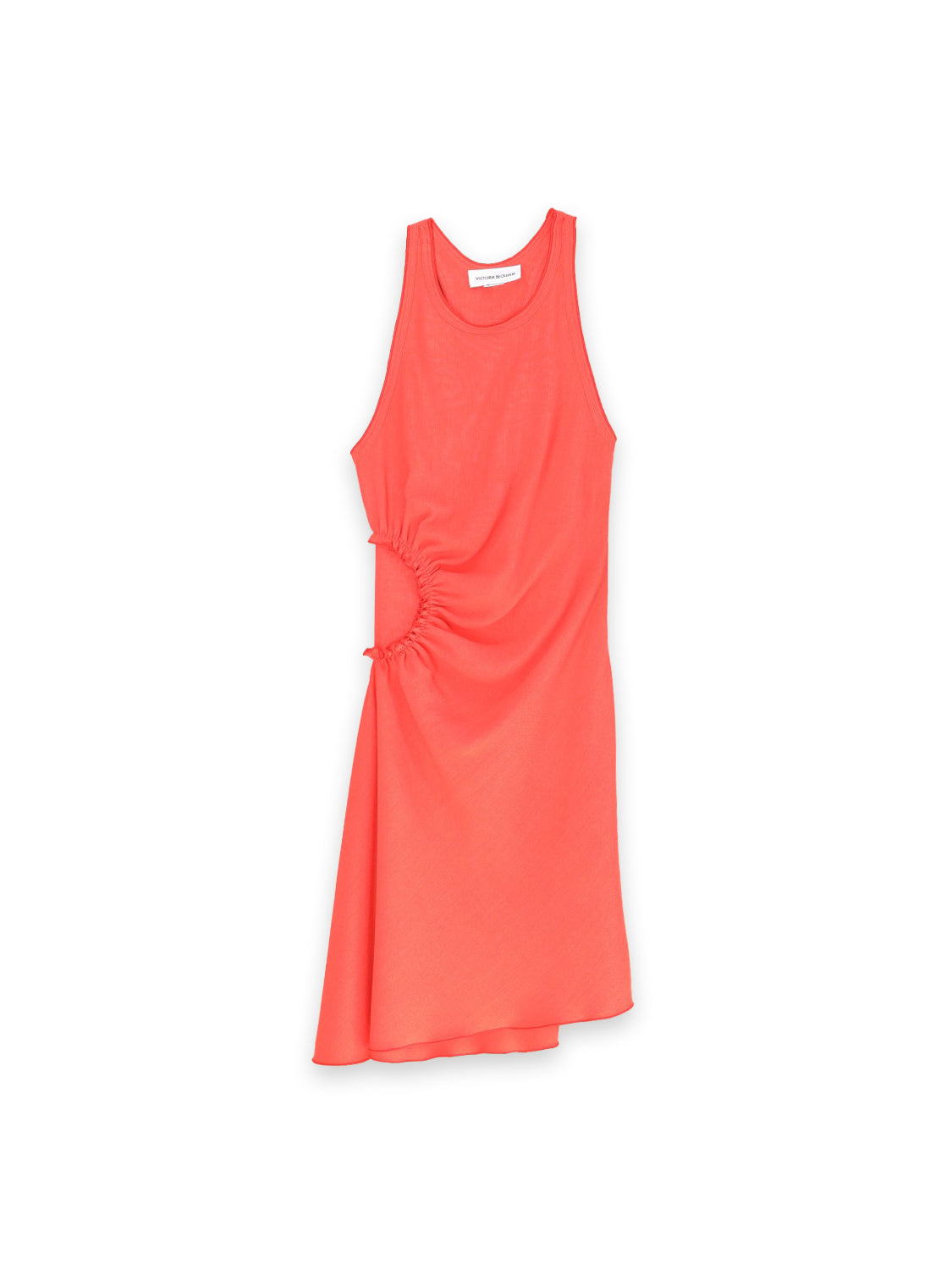 Midi dress with ruching detail