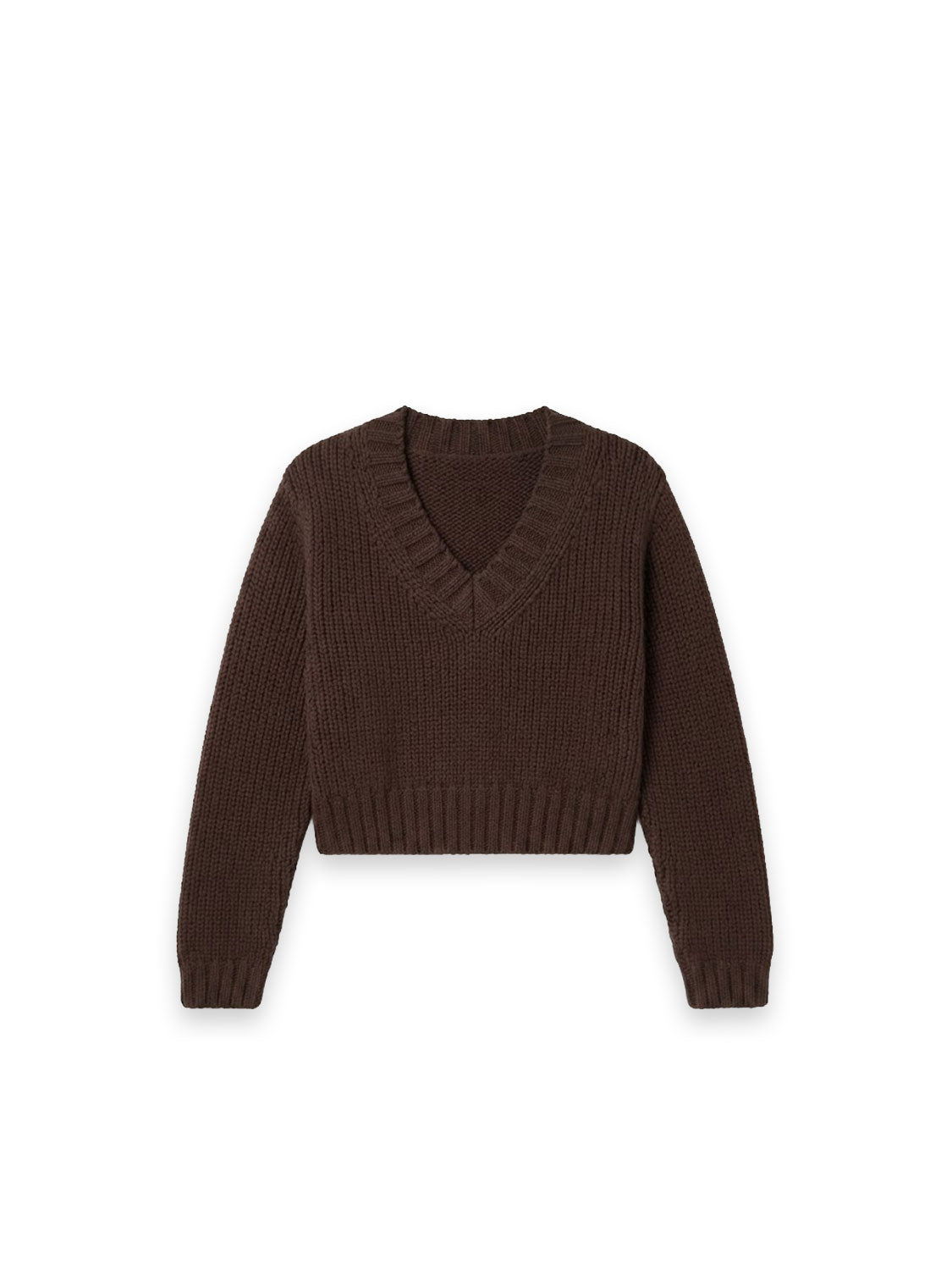 Pascal Pullover – Grobstrick V-Ausschnitt