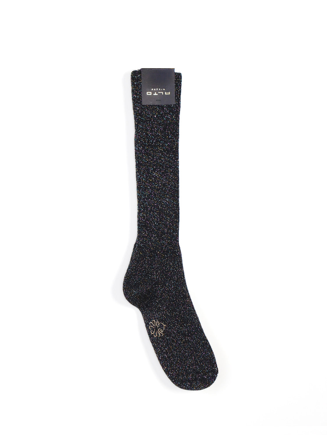 Paia – Kniestrümpfe mit buntem Lurex