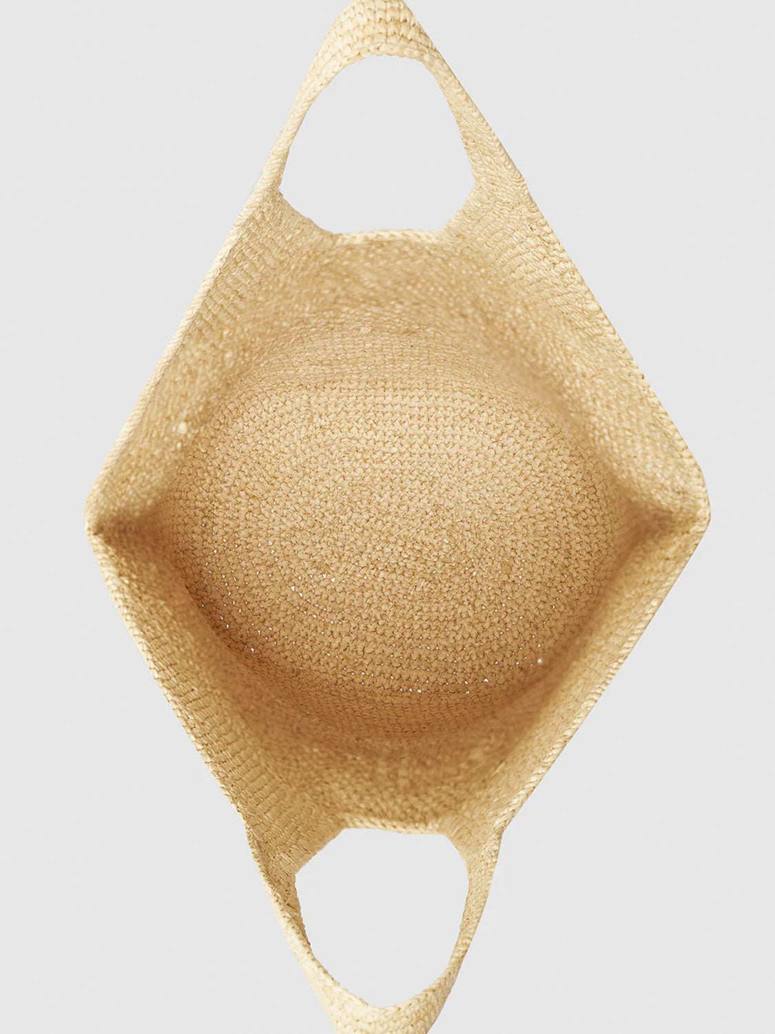 Leah Logo - Tasche aus Bast