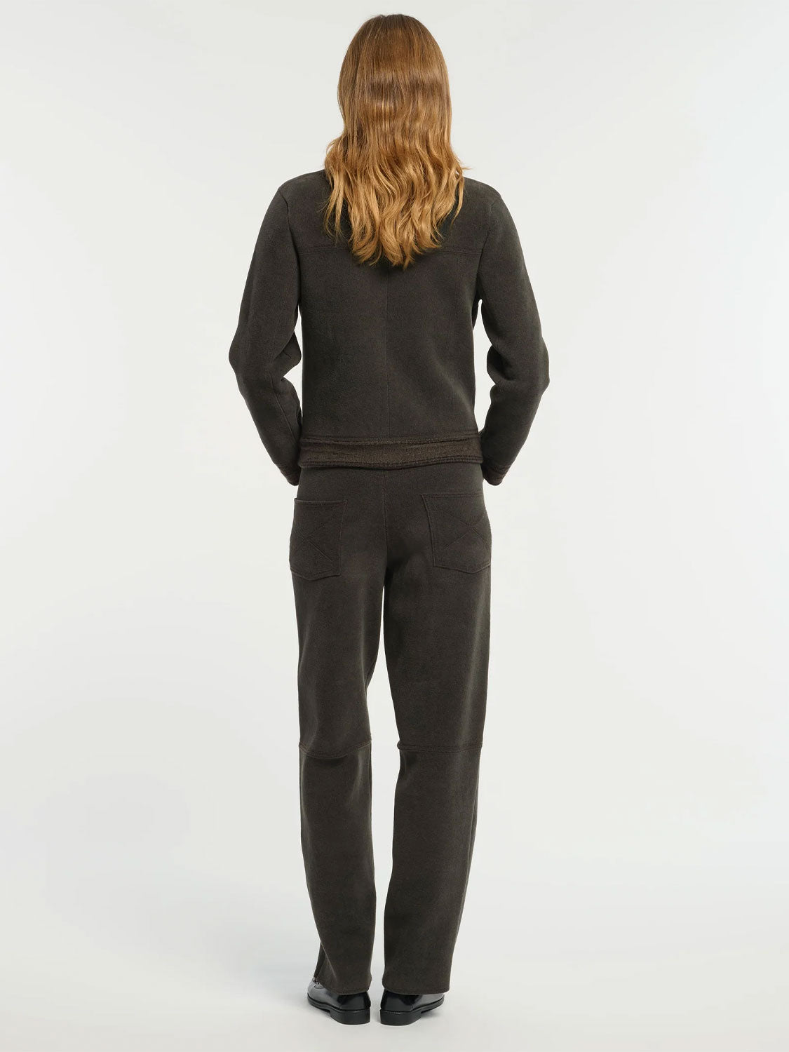 Hybrid Suede - Jacke aus Cashmere-Baumwoll-Mix