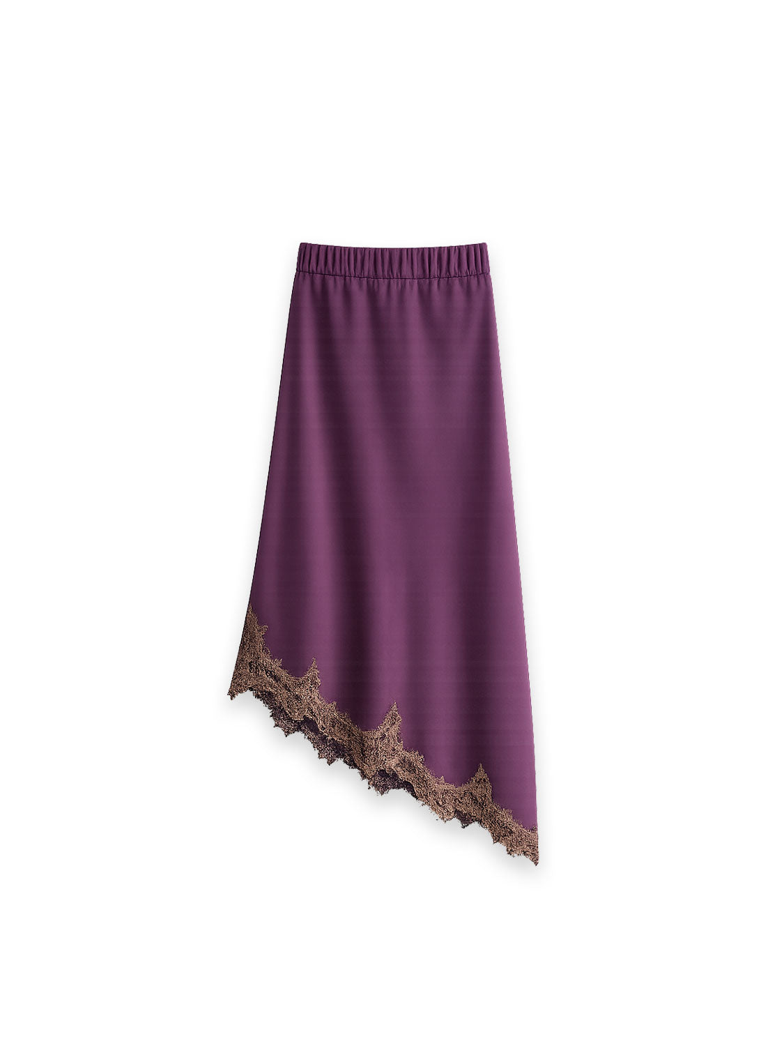 Midirock mit Spitzendetails