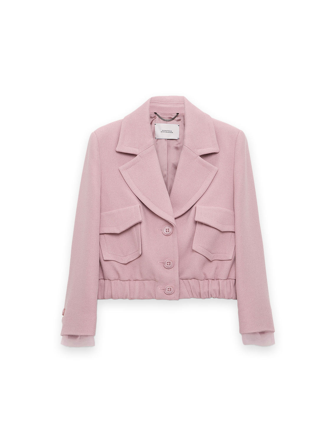 Layered Coolness – Cropped Blousonjacke