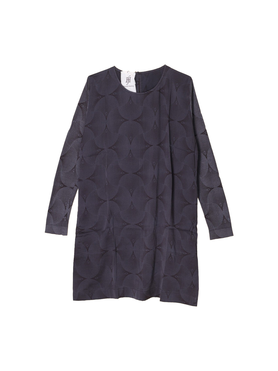 Tosca Pearl Shell – Minikleid aus Material-Mix