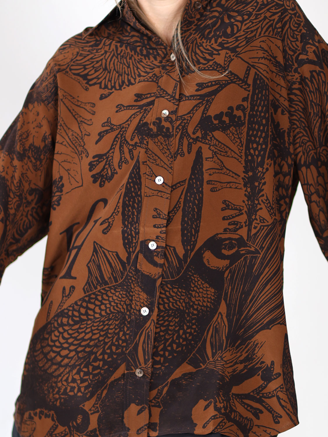 Oversize - Seidenbluse