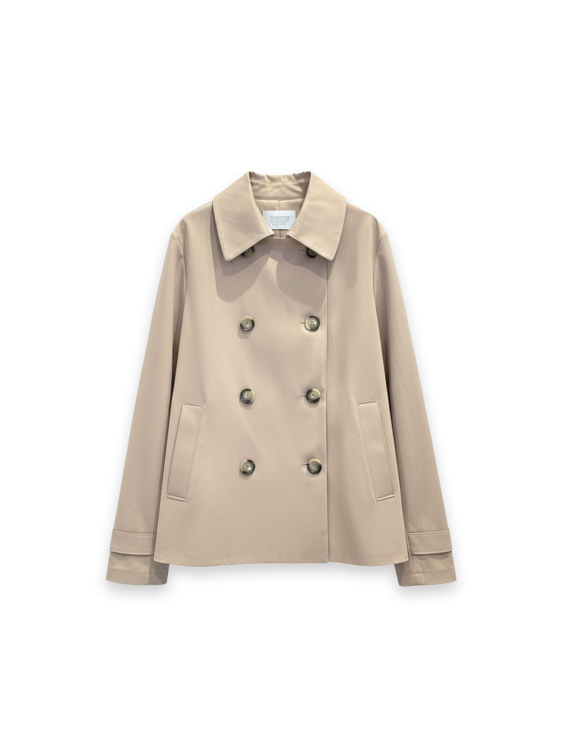 Cropped Trench - wasserabweisender Trenchcoat aus Techstoff
