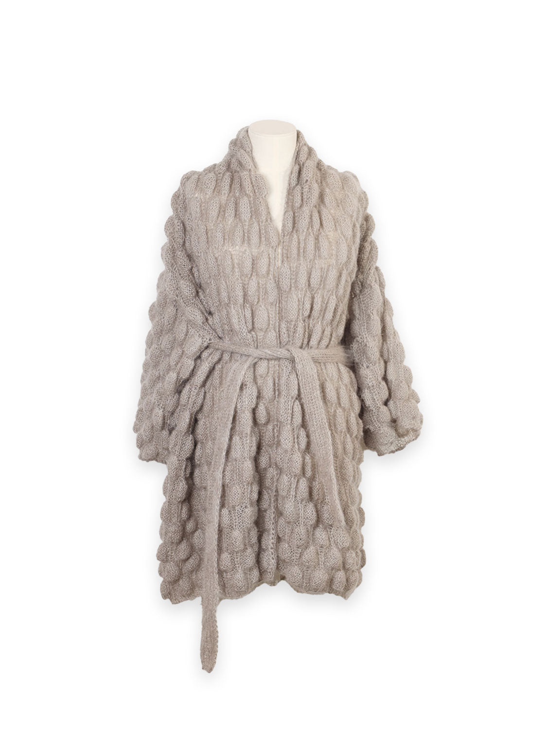 Handgestrickte Strickjacke