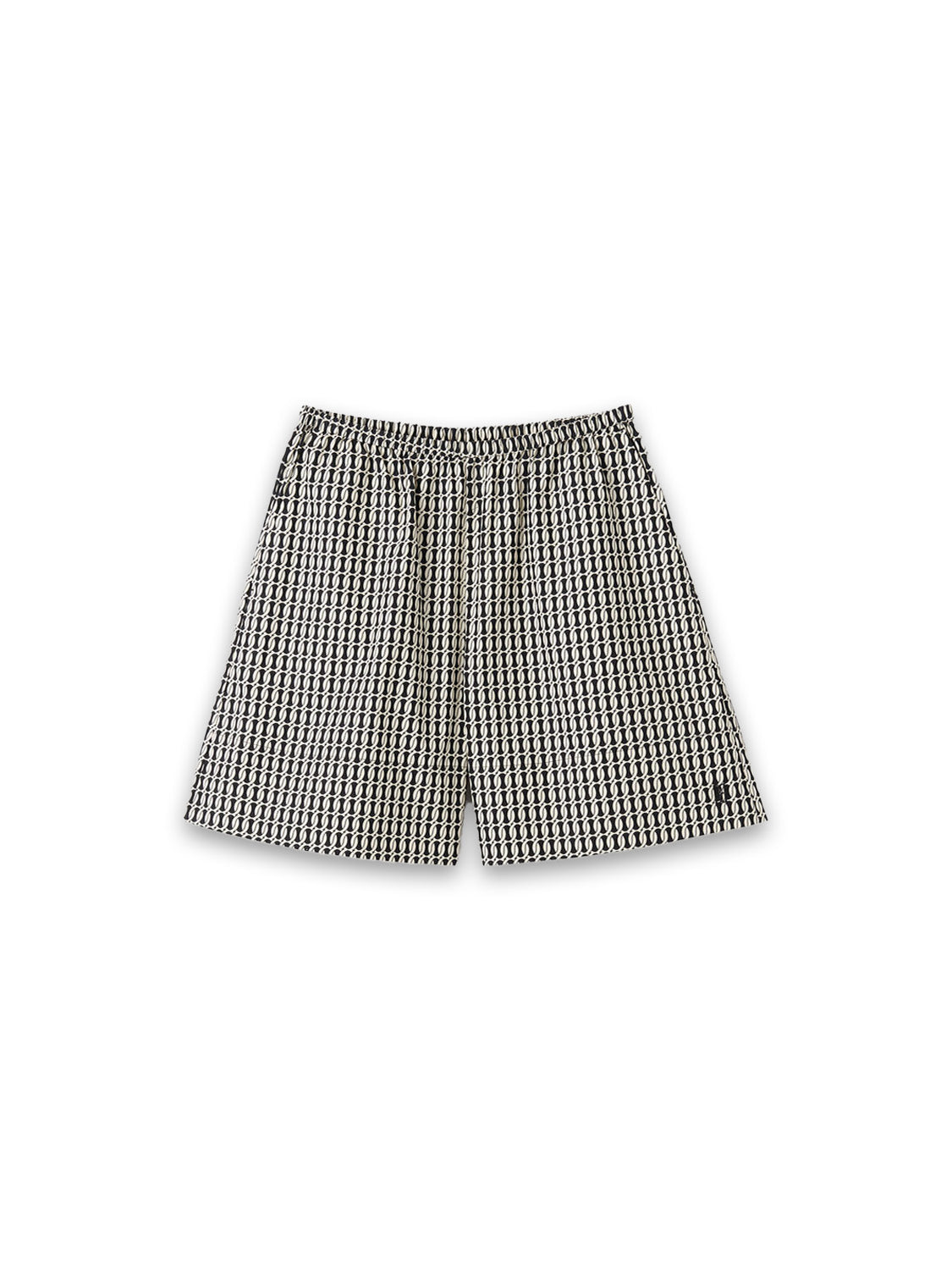Siona – Kurze Baumwoll-Shorts mit Monogramm-Print