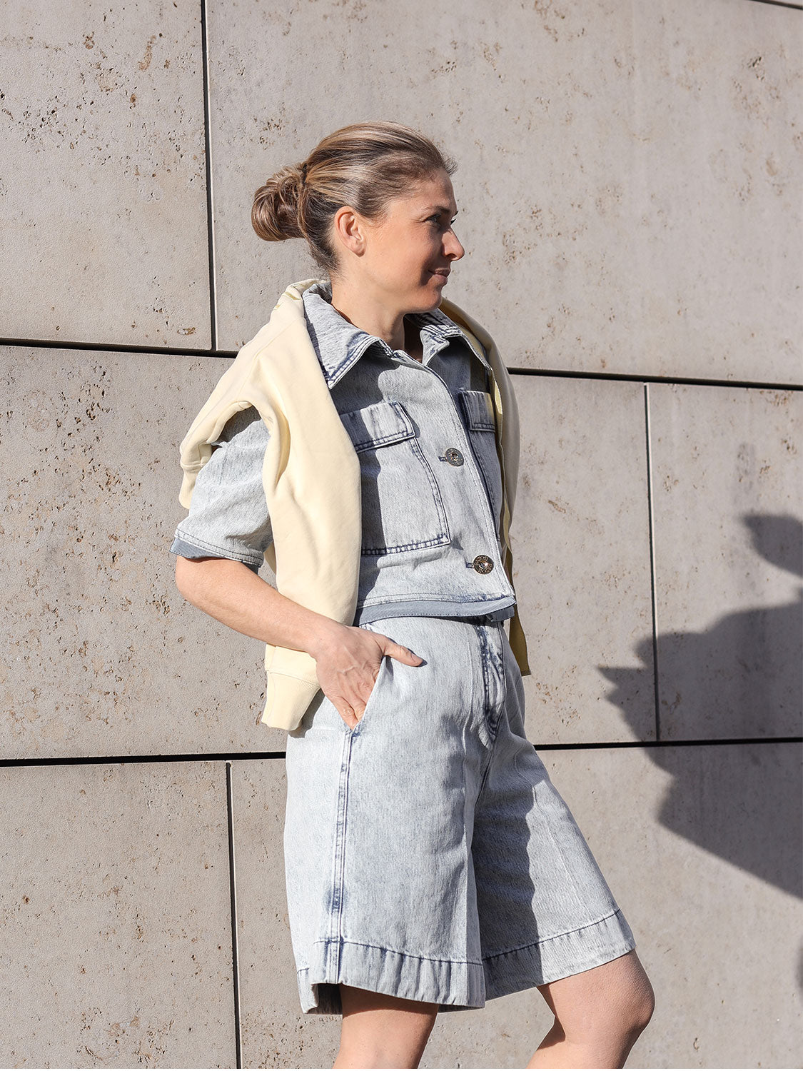 Jacke im Cropped-Schnitt