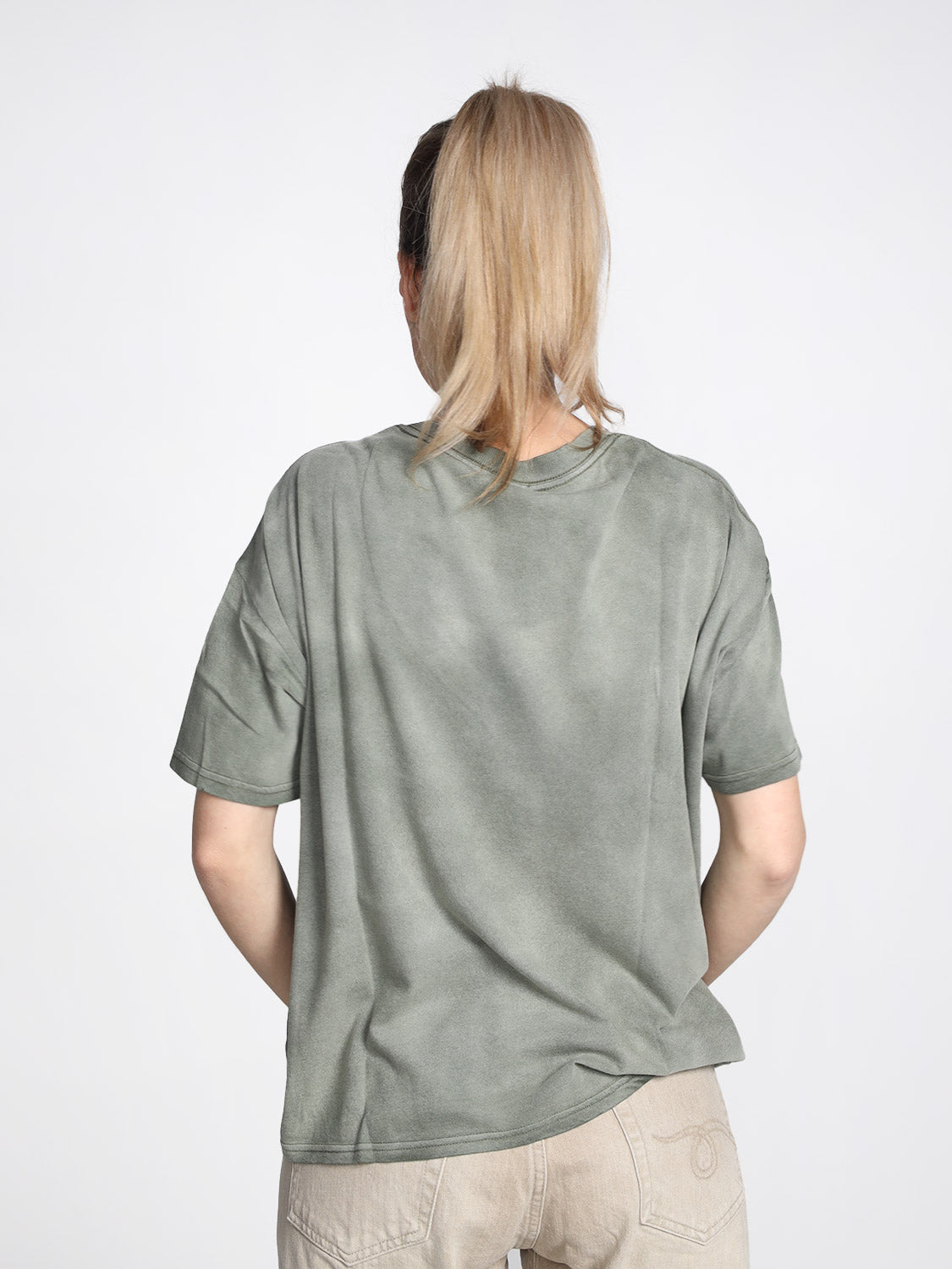 V-Neck Relaxed - Shirt aus Baumwolle