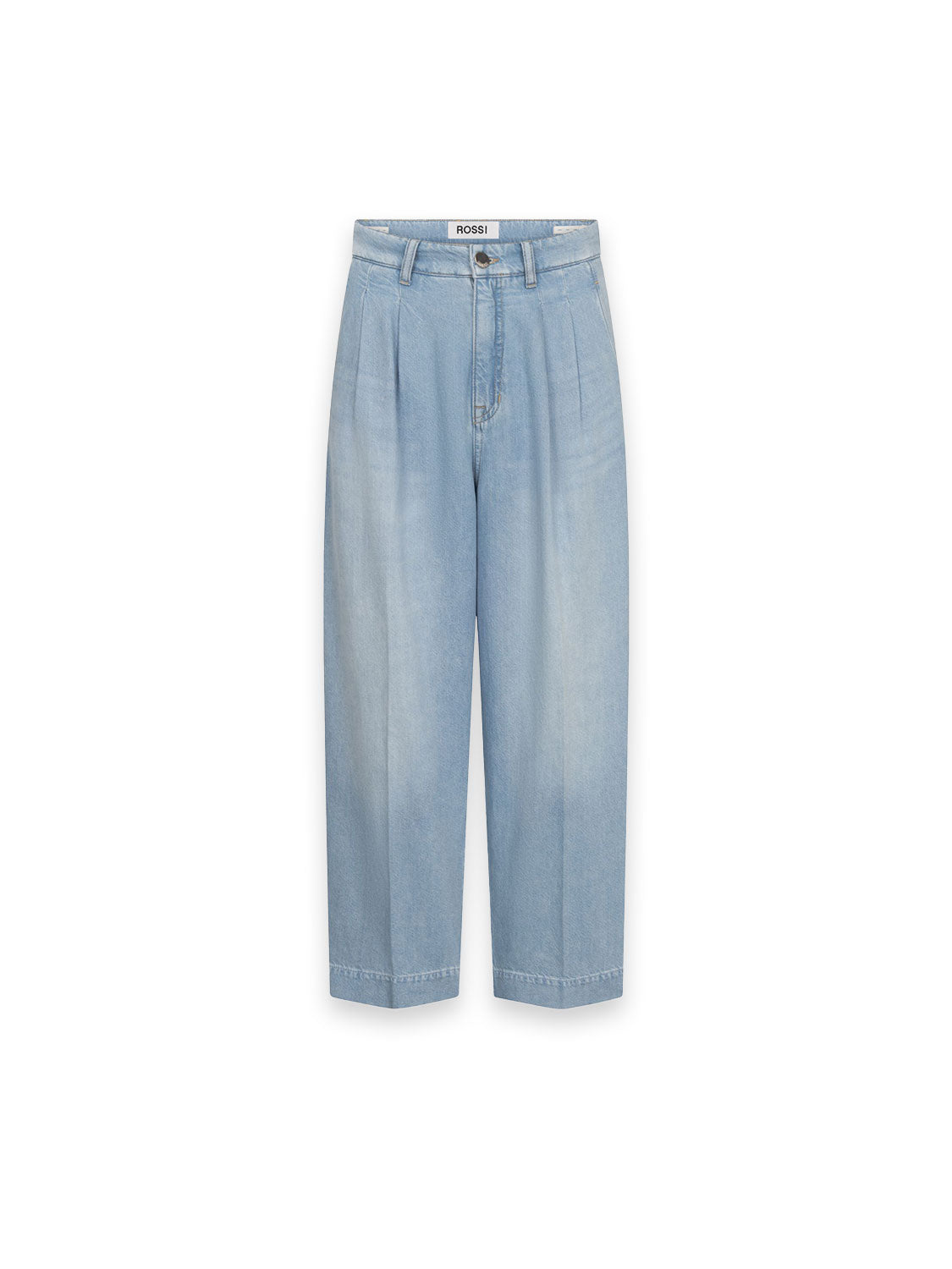 Noa Crop Linen Mix Denim