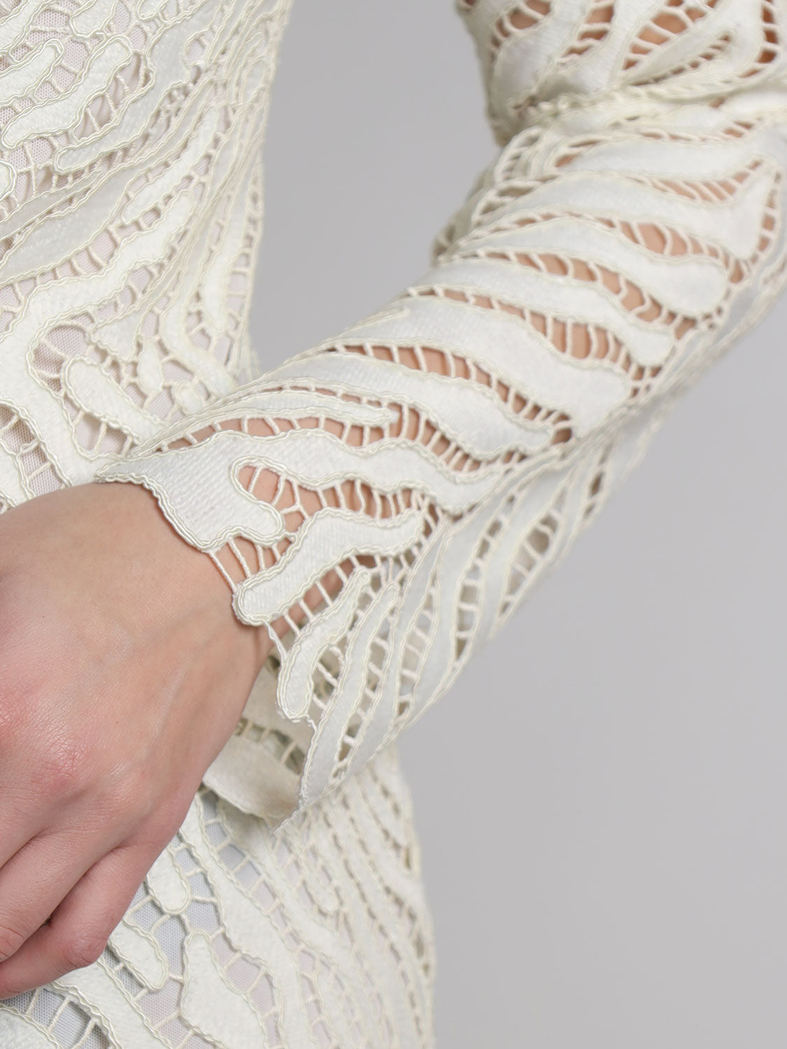 Charis Minikleid mit Ajourstrick-Muster