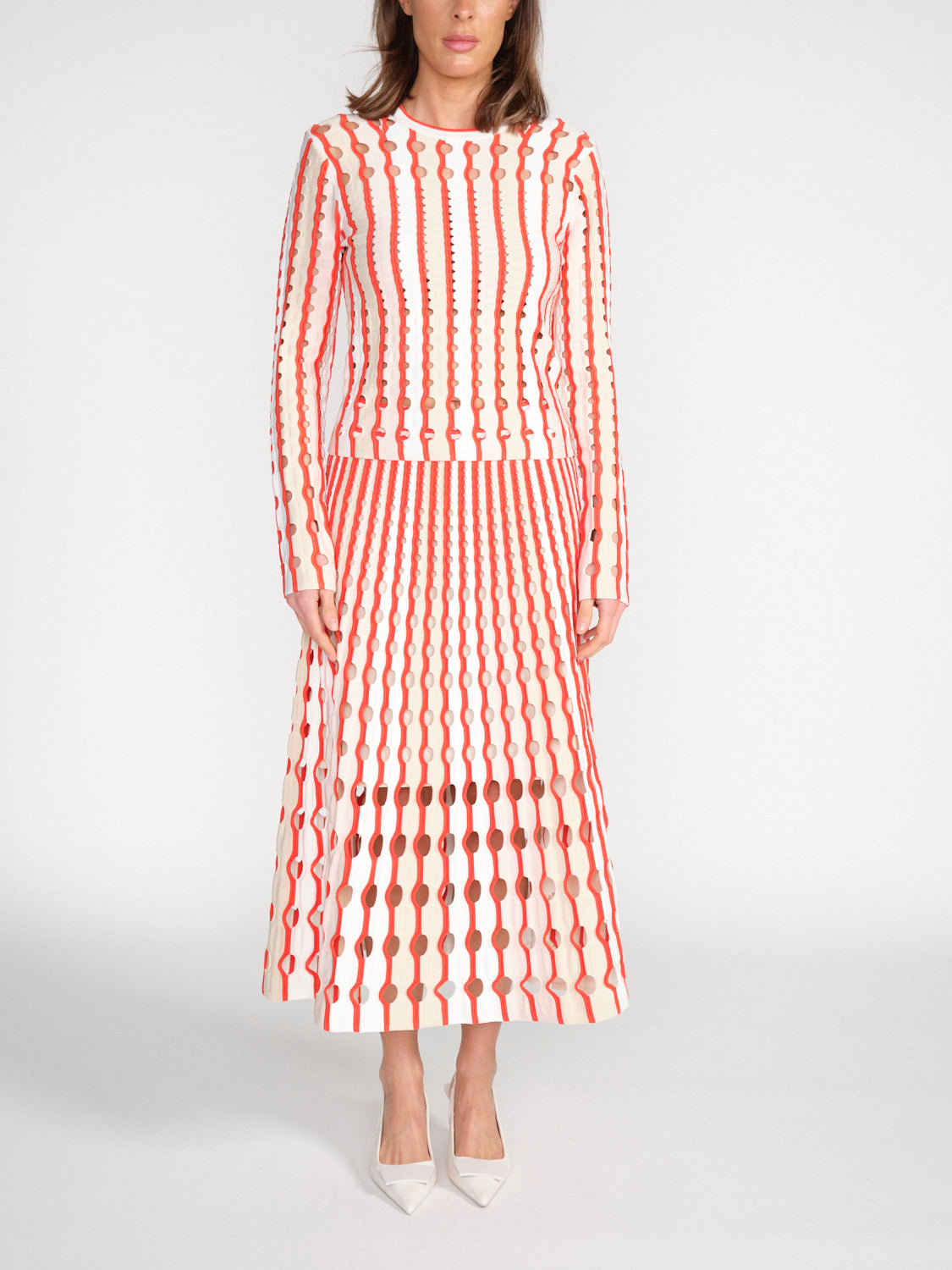 Tiana – Shirt mit Loch-Muster