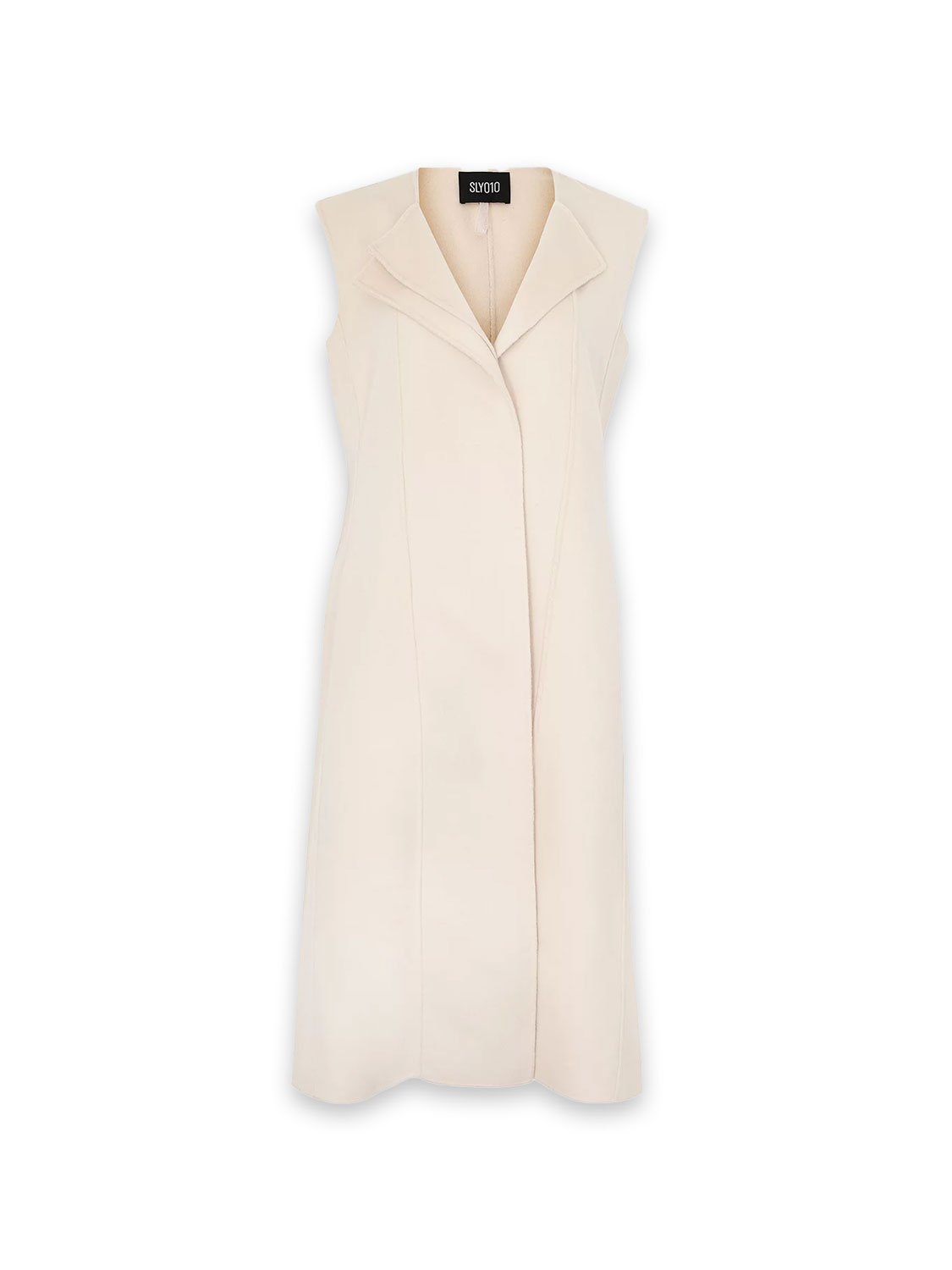 Doubleface Weste aus Schafswolle