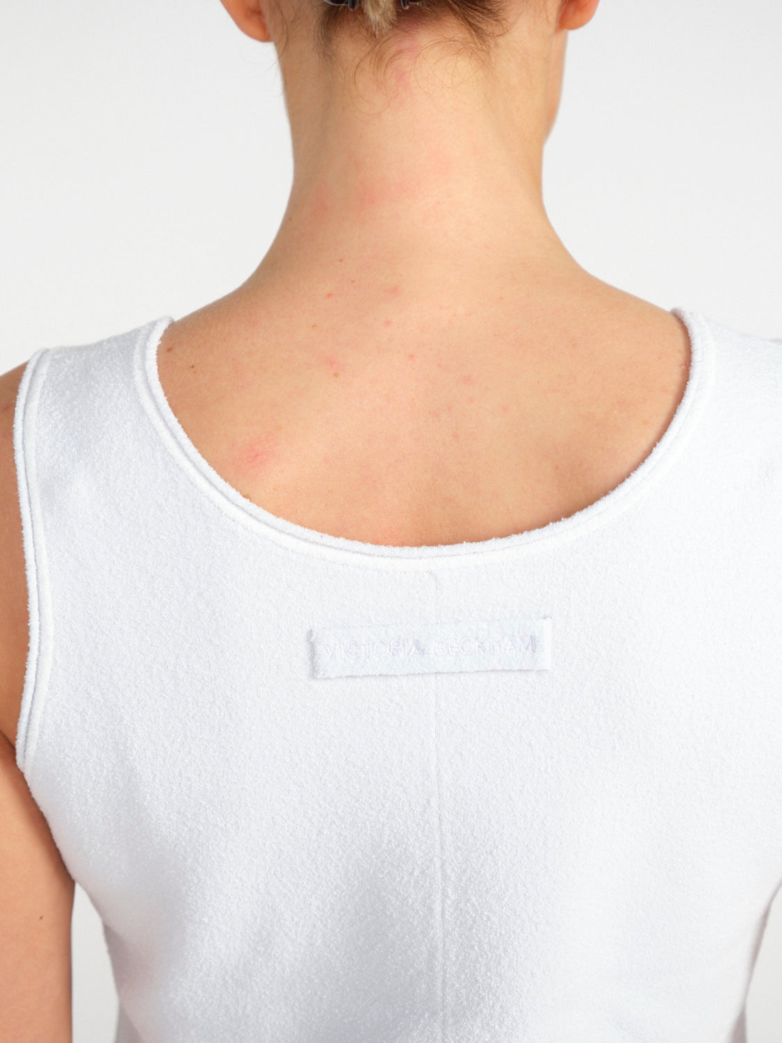 Boucle Strickkleid aus Baumwoll-Mix