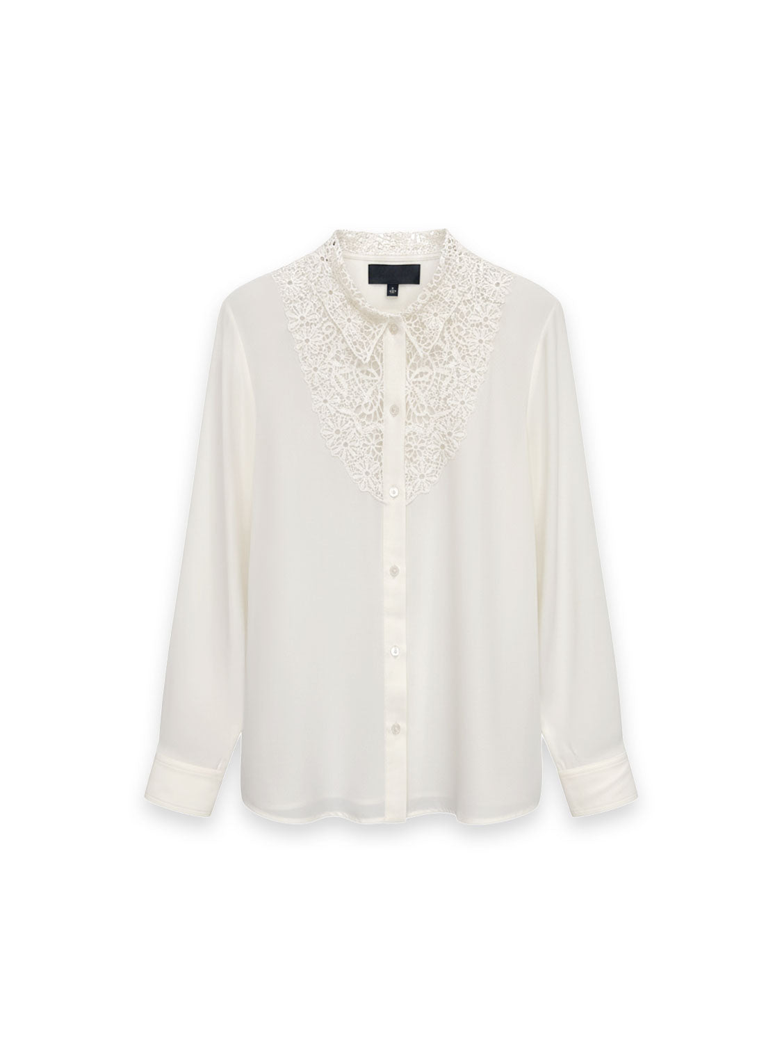 Zola - Seidenbluse mit Spitze