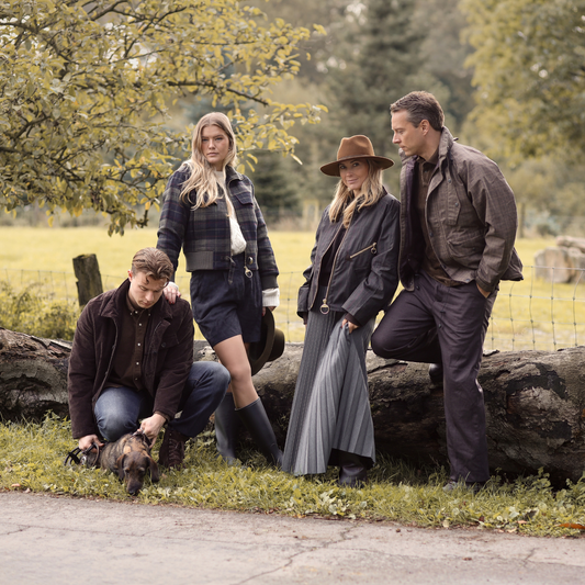 Behind Barbour
