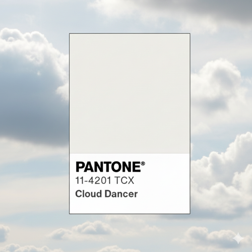 Pantone Farbe des Jahres 2026: Cloud Dancer