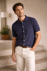 Polo Shirt mit Knöpfen