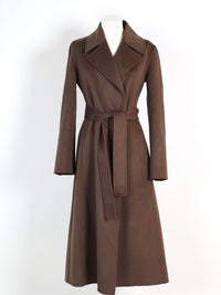 Wickelmantel aus Double Face