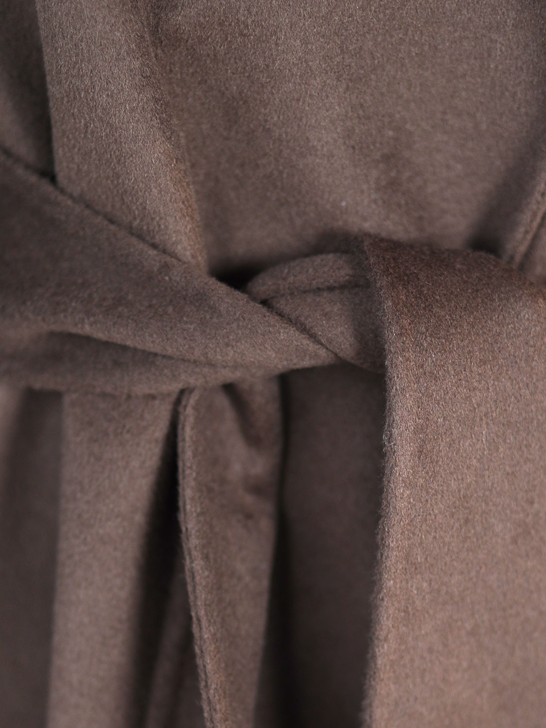 Wickelmantel aus Double Face